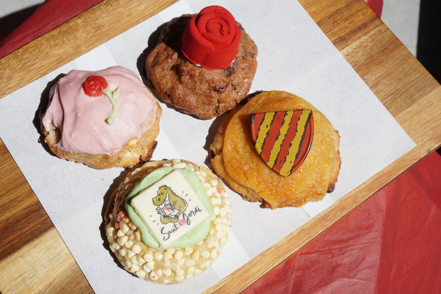 🌹 Caixa cookies especial Sant Jordi