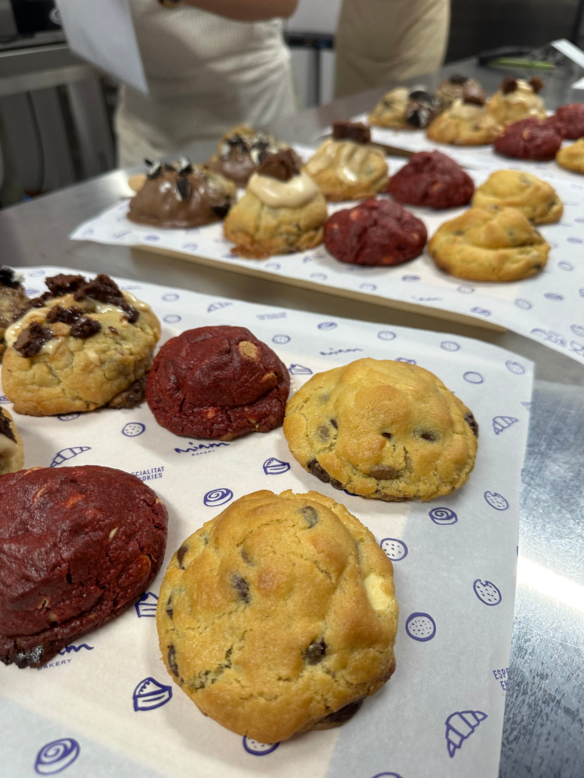 Curs pràctic de cookies americanes on fas les elaboracions de principi a fi